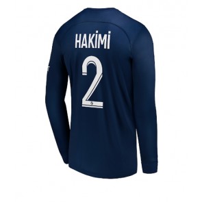 Paris Saint-Germain Achraf Hakimi #2 Hemmatröja 2022-23 Långärmad